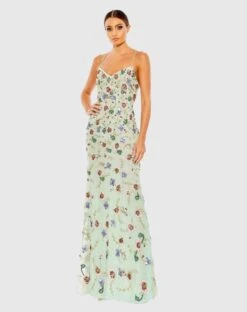 Embellished Spaghetti Strap Lace Up Gown -Fashion Dress Shop 10890 AUM Default 1 WS scaled