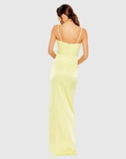 Bustier Side Ruched Bodycon Gown -Fashion Dress Shop 11562 LEM 2 WS scaled