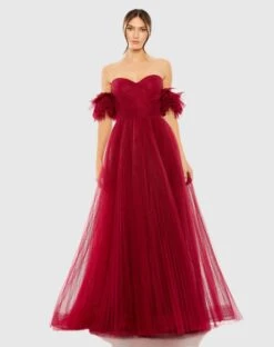 Off The Shoulder Tulle A Line Gown -Fashion Dress Shop 20517 WIN Default 1 WS scaled