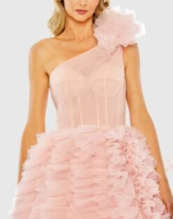 One Shoulder Glitter Tulle Gown 6 One Shoulder Glitter Tulle Gown -Fashion Dress Shop 20576 LPI 3 WS scaled