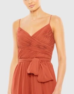 Ruched Sleeveless Tie Jumpsuit -Fashion Dress Shop 2651 Cinnamon CL scaled