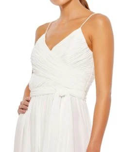 Ruched Sleeveless Tie Jumpsuit -Fashion Dress Shop 2651 WHT 3 WS f5cafef6 5712 4a78 8e49 876b57de27aa scaled