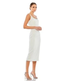 Jeweled Scoop Neck Fitted Midi Dress 6 Jeweled Scoop Neck Fitted Midi Dress -Fashion Dress Shop 26681 Ivory AS scaled
