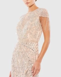 Embellished Fringe Cap Sleeve Trumpet Gown -Fashion Dress Shop 4715 PLA 3 WS 2654904a 1339 44c7 8f7a 359985556097 scaled