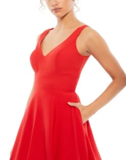 Classic Sleeveless A-Line Ball Gown -Fashion Dress Shop 48924 Red CL