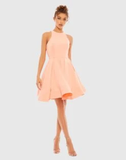 High Neck Sleeveless Skater Dress -Fashion Dress Shop 48928 DRM 1 WS scaled