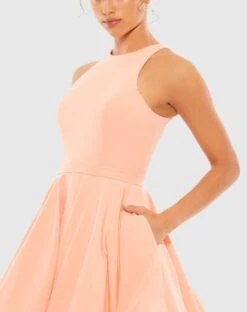 High Neck Sleeveless Skater Dress -Fashion Dress Shop 48928 DRM 3 WS scaled