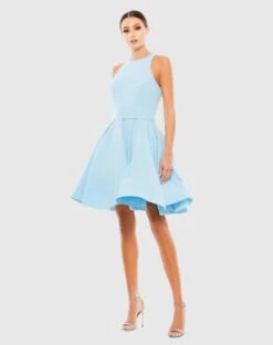 High Neck Sleeveless Skater Dress -Fashion Dress Shop 48928 IBL 1 WS scaled
