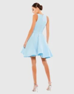High Neck Sleeveless Skater Dress -Fashion Dress Shop 48928 IBL 2 WS scaled