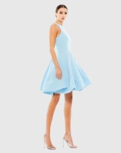 High Neck Sleeveless Skater Dress -Fashion Dress Shop 48928 IBL 4 WS scaled