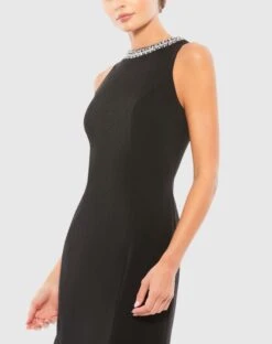 Bejeweled Bodycon Mini Dress -Fashion Dress Shop 49280 BLK 3 WS scaled