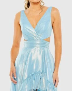 Cut Out High Low Ruffle Gown -Fashion Dress Shop 49526 PowderBlue CL scaled