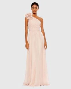 Polka Dot Ruffled One Shoulder Gown -Fashion Dress Shop 49536 PRC Default 1 WS scaled