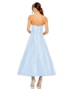 Strapless Ballgown With Bow Detail -Fashion Dress Shop 49605 FrenchBlue BK