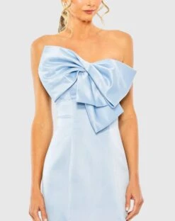 Strapless Bow Mermaid Gown -Fashion Dress Shop 49701 PowderBlue CL scaled