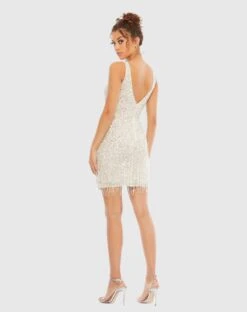 Beaded Fringe Sequined Mini Dress -Fashion Dress Shop 4971 NUS 2 WS scaled