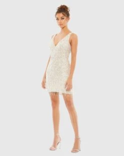 Beaded Fringe Sequined Mini Dress -Fashion Dress Shop 4971 NUS Default 1 WS scaled