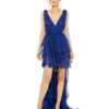 High Low Tiered Gown With Built In Bodysuit | Sample | Sz. 2