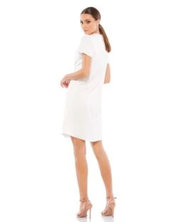 Rhinestone Embellished Neckline Shift Dress -Fashion Dress Shop 55698 WHT 2 WS e14df66e 872a 4dbb 95ff e5bf04085d13 scaled