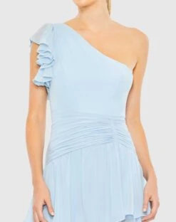 Ruffle Tiered One Flutter Sleeve Gown 5 Ruffle Tiered One Flutter Sleeve Gown -Fashion Dress Shop 55849 PowderBlue CL scaled
