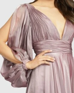 Chiffon Open Sleeve A Line Gown -Fashion Dress Shop 67414 MOC 3 WS scaled