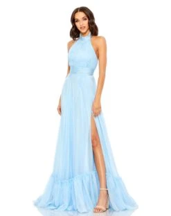 High Neck Tiered Chiffon Halter Gown -Fashion Dress Shop 67816 SBL Default 1 WS scaled