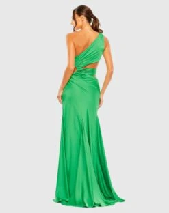 Cut Out One Shoulder Satin Gown -Fashion Dress Shop 68485 SPP 2 WS scaled