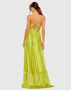 Ruched Tiered Criss Cross Spaghetti Strap Gown -Fashion Dress Shop 68486 CTR 2 WS scaled