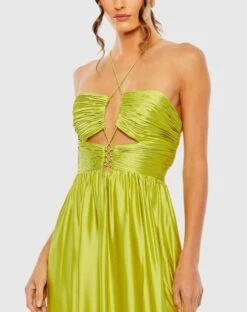 Ruched Tiered Criss Cross Spaghetti Strap Gown -Fashion Dress Shop 68486 CTR 3 WS scaled