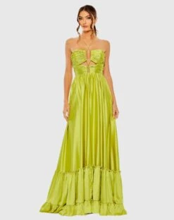 Ruched Tiered Criss Cross Spaghetti Strap Gown -Fashion Dress Shop 68486 CTR Default 1 WS scaled