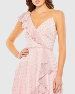 Ruffled Faux Wrap Midi Dress -Fashion Dress Shop 70163 BHG 3 WS